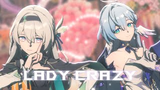 【MMD/崩壊スターレイル】LADY CRAZY【ロビン/ホタル】