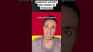 Germany Apology For Crimes In Tanzania