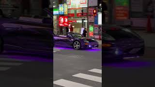 渋谷を走るカスタムカー電飾が目立つ Shibuya Nigh #shorts