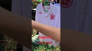 England Home Soccer Kits from 1998 to 2024