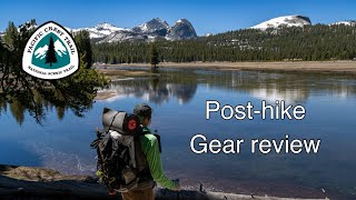 2024 PCT Thru Hike - Post Hike Gear Review