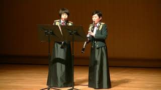 陸上自衛隊第12音楽隊　第2回室内楽演奏会　クラリネット2重奏「SONATA For Two Clarinets（B♭and A）」