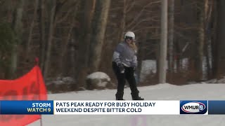 Pats Peak ready for busy holiday weekend despite bitter cold