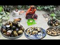 Healthy snail cooking and eating recipe ।ghonga kaise banaye ।घोघा बनाने का असान  से तरीके ।