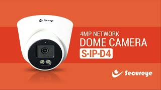 4MP Dome Camera – Secureye #domecamera #networkdomecamera #it #technology #bestcctvcamera #yt