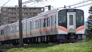 E129系B18編成　信越本線下り普通441M　長岡→新潟→内野