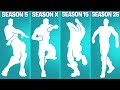 Most Popular Fortnite Dances From Every Season! (Shout, Swagger Strut, Orange Justice, Scenario)