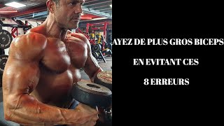 AYEZ DE PLUS GROS BICEPS EN ÉVITANT CES 8 ERREURS