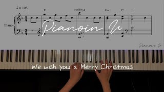 We wish you a Merry Christmas / Piano Cover / Sheet