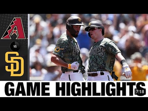 D Backs Vs Padres Game Highlights - YouTube