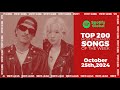 Hits Of The Week | Spotify Top 200 Global Weekly (October 25th, 2024)