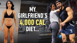 Why Is My Girlfriend Eating 4000 Calories A Day? | Couple's Leg Workout