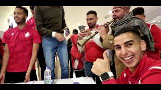 فرحة لاعبين الوداد ورقص على انغام الشعبي المصري بعد الفوز على الزمالك في عقر داره🔥🔥💓💓