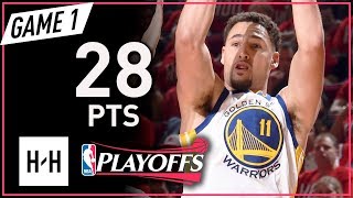 Klay Thompson Full Game 1 Highlights Warriors vs Rockets 2018 NBA Playoffs WCF - 28 Points!