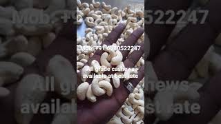 Cashews all grade at available at best rate Location: Panruti., Tamilnadu. Contact: +91 6380522247