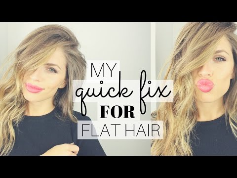 My Quick & Easy Fix for Flat Hair My Quick & Easy Fix for Flat Hair