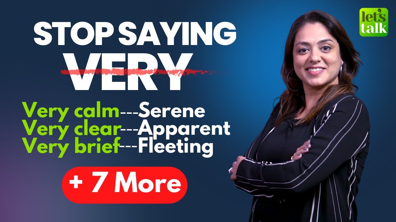 How To Avoid Using VERY? Advanced English Words Native Speakers Use Frequently #shorts With Nysha