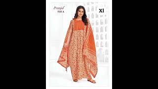 Pranjul Nighty With Duppatta Size L xl xxl 3xl 4xl Pure Cotton Best Price Booking 9952249167