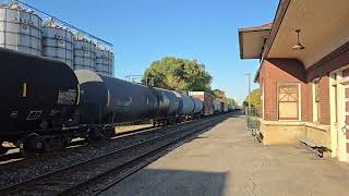 Railfanning Across Northern Indiana w/ NS 4822 and CSX SD70MAC leader 10/20/24