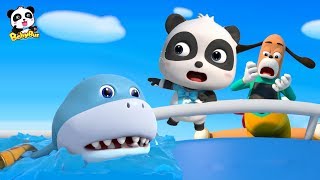 Baby Shark's Chasing Baby Panda | Super Panda Rescue Team | Kids Pretend Play | BabyBus Song