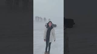 乌兰布统又下雪啦降温了大家注意保暖 乌兰布统雪地穿越 乌兰布统阳阳 下雪天的快乐 雪景