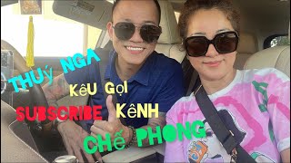 Chế Phong in America 🇺🇸 Thuý Nga kêu gọi subscribe kênh cho Chế Phong 😍