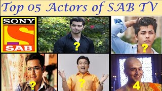 Top 5 Actors of SAB TV | Sidharth Nigam , Dilip Joshi , Dev Joshi  , Krishna Bharadwaj & More