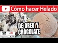 NIEVE DE CHOCOLATE Y DE GALLETA OREO | Vicky Receta Facil