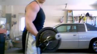 110lb one arm overhead pressing