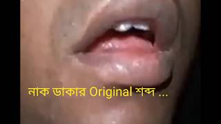 নাক ডাকার original শব্দ/ Original sound of nasal snoring