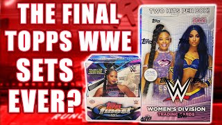 THE FINAL TOPPS WWE SETS EVER? |  2021 Topps Finest \u0026 Women's Division Box Reviews (Great Autos!)