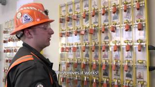 Locking in Tag Board Safety at Goldcorp Éléonore