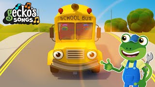 Best of Sammy The School Bus | Nursery Rhyme & Kids Songs | Bus Videos For Children | Gecko's Garage