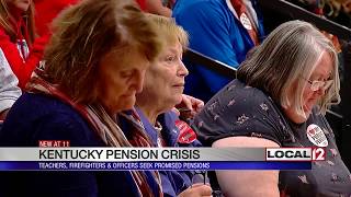 KY teachers, firefighters, officers seek promised pensions