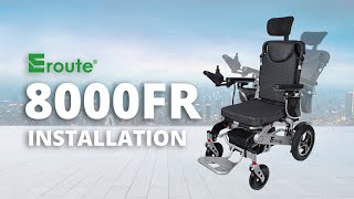 Eroute 8000FR – Automatic folding – Folding electric wheelchair – Installation