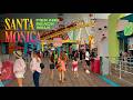 Santa Monica, Los Angeles Walking Tour - 4K