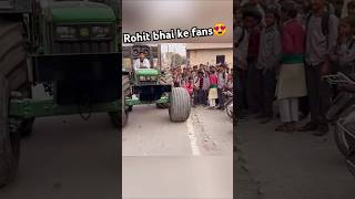 Rohit bhai le fans😍#nishudeshwal #rohitdeshwal #modifiedtractor #tractorstunt #shorts #tochanking