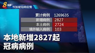 本地冠病病例回落至3000起以下 报2827起