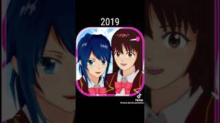 Sakura School Simulator Game Icon From 2018 to 2023😨?! || #sakuraschoolsimulator