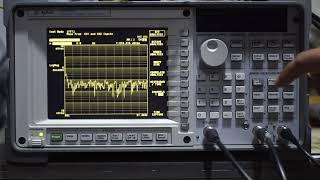 FRA with HP 35670A with sweep sine option