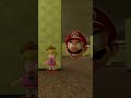 mario head founds baby peach in backrooms