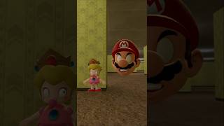 Mario Head founds Baby Peach in Backrooms