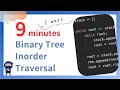 Binary Tree Inorder Traversal - LeetCode #94, Recursion and Stack - Python, JavaScript, Java and C++