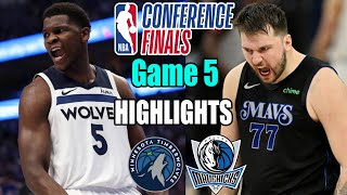 Dallas Mavericks vs Minnesota Timberwolves Playoffs Game 5 Highlights | May 30, 2024 | 2024 NBA