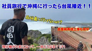 社員旅行で沖縄行ったら台風で飛行機が欠航に！？予定変更で参った！