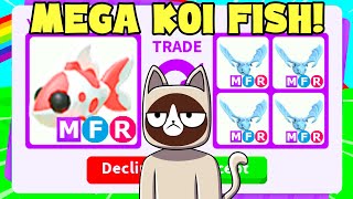 I Traded Mega Koi Fish (Adopt me)