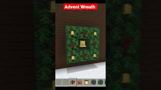Minecraft : Advent Wreath..... #shorts #minecraft