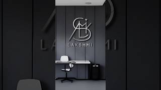 Lakshmi name logo #logodesign #logoart #virelshort #namelogo #lakshmi #shorts