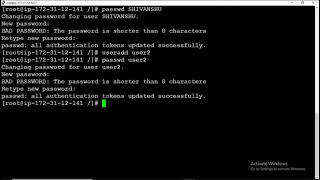 USERS IN LINUX [CREATE USER , PASSWORD , SWITCH USER]
