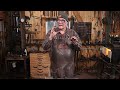 blacksmithing forging a candle snuffer